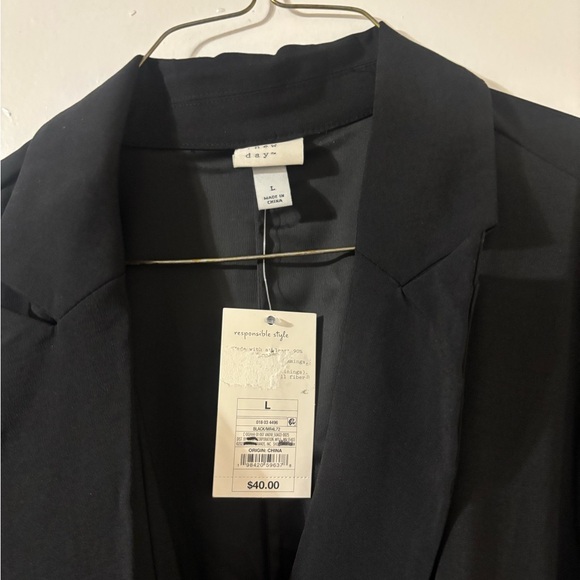 a new day Black Jumpsuit - Picture 2 of 2